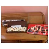 RUMMY TILE GAME IN FAUX LEATHER CASE, PRESSMAN