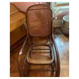 BENTWOOD ROCKING CHAIR CANE BACK NEEDS NEW SEAT
