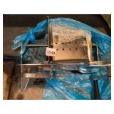 CHROME-PLATED HAND-CRANKED FOOD SLICER,