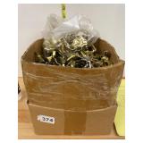 METAL LAMP HARPS, BRASS-TONE FINISH, BULK