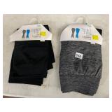 TIME AND TRU FLEECE LINED LEGGINGS, 2-PACKS,