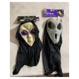 PUMPKIN TIME ALIEN MASK, PUMPKIN TIME GHOUL