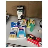 ASSORTED FIRST AID SUPPLIES, INCLUDES CURAD KNEE