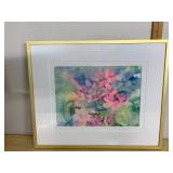SHIRLEY RULF WATERCOLOR, FLORAL SUBJECT, SIGNED