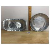 WENDELL AUGUST FORGE, SERVING DISHES, ALUMINUM,
