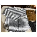 ASSORTED T-SHIRTS, INCLUDES TIME AND TRU STRIPED