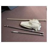 MAINSTAYS EASY HANG SHOWER RODS, ADJUSTABLE