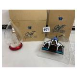 AVON GIFT COLLECTION, SPUN GLASS MUSICAL LIGHTED