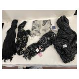 REBECCA BONBON SCARVES, ASSORTED PATTERNS,