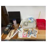 ASSORTED KITCHEN AND HOUSEHOLD ITEMS, INCLUDES