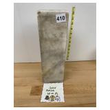 SOLID MARBLE COLUMN, RECTANGULAR FORM, CARVED M