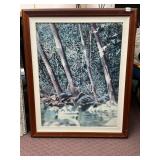 CONTEMPORARY LANDSCAPE OIL PAINTING, FOREST