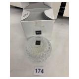 MIKASA LIBERTY COVERED BOX, CRYSTAL, DIAMOND CUT