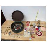 ASSORTED OFFICE AND SEWING SUPPLIES, INCLUDES