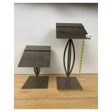 METAL DISPLAY STANDS, ARCHITECTURAL FORM,