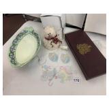 ELLA BAVARIA PORCELAIN SERVING DISH, FLORAL