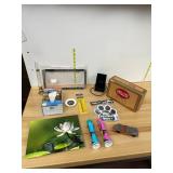 ASSORTED HOUSEHOLD ITEMS, INCLUDES SYLVANIA LED