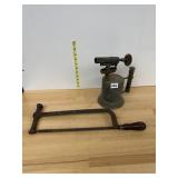 BERNZOMATIC GASOLINE BLOWTORCH, BRASS TANK,