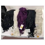 JOE BOXER SCARVES, ASSORTED COLORS, METALLIC