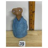 AVON E.T. BUBBLE BATH, FIGURAL BOTTLE, BLUE