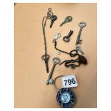 ASSORTED METAL KEYS, INCLUDES BELL SYSTEM