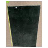 BLACK FLOOR MAT, RECTANGULAR, TEXTURED SURFACE,