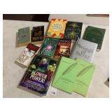 ASSORTED BOOKS, INCLUDES FLOWER POWER BY JERRY