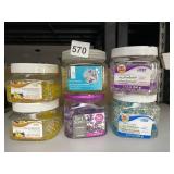 ASSORTED AIR FRESHENER GEL BEADS, INCLUDES THE