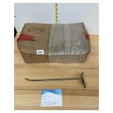 SLAT WALL HOOKS, 12 INCH LENGTH, METAL