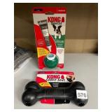 KONG DENTAL BALL W/ TEETH CLEANING GEL, KONG