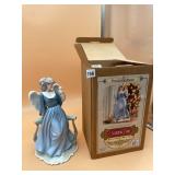 GRANDEUR NOEL PORCELAIN ANGEL FIGURINE,