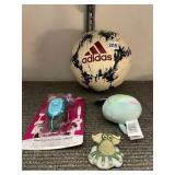 ADIDAS SOCCER BALL, DOC & PHOEBE