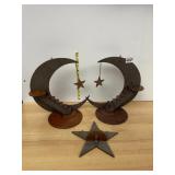 DECORATIVE WOODEN DISPLAYS, INCLUDES PAIR OF