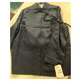 EVAN-PICONE BUTTON-FRONT JACKET, NAVY, 100%