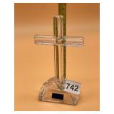 MARQUIS BY WATERFORD CRYSTAL CROSS, CLEAR GLASS,