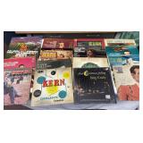 ASSORTED COUNTRY AND POP VINYL RECORDS, INCLUDES