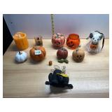 ASSORTED HALLOWEEN DECOR, INCLUDES PUMPKIN