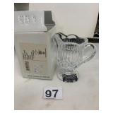 MIKASA YARDLEY MINI CREAMER, CUT CRYSTAL,