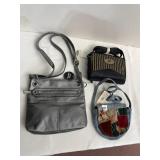ASSORTED CROSSBODY BAGS, INCLUDES METALLIC SILVER
