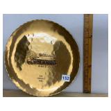 WENDELL AUGUST FORGE BRONZE PLATE, HAMMERED