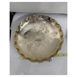 ARTHUR ARMOUR, METAL SERVING TRAY, PINE NEEDLE