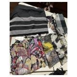 ASSORTED FASHION SCARVES, VARIOUS PRINTS,