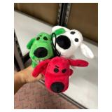 MULTIPET LOOFA DOG TOY, PLUSH, SQUEAKERS, 3-PACK,