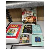 ASSORTED BOOKS, TASTE OF HOME COOKBOOK, PRESCHOOL