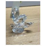 SWAROVSKI CRYSTAL BUTTERFLY FIGURINE, FACETED