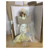 THE DANBURY MINT PORCELAIN COLLECTOR DOLL, BRIDE