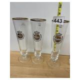 ASSORTED BEER AND SPIRITS GLASSWARE, INCLUDES