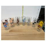 PEPSI COLLECTOR SERIES GLASSES, WARNER BROS 1973,