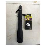 TOTES CHROMATICS UMBRELLA, BLACK, COMPACT FOLDING