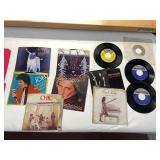 ASSORTED 45 RPM VINYL RECORDS, INCLUDES ARTISTS